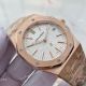 Copy Audemars Piguet Royal Oak Jumbo QUARTZ Watch Rose Gold White Dial (4)_th.jpg